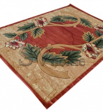 Синтетичний килим Hand Carving 0926A red-beige - высокое качество по лучшей цене в Украине.